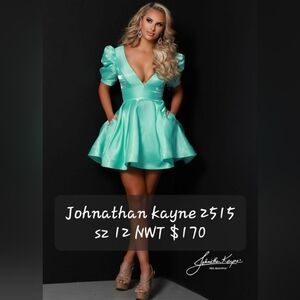 Johnathan Kayne Aqua Dress